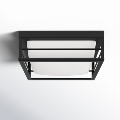 Krista Single Light Glass LED Flush Mount