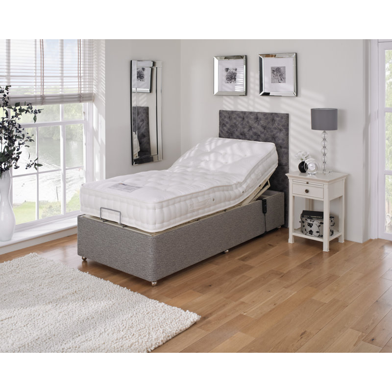 Winget Adjustable Bed with Mattresses, Single (3')