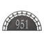 Plaque d'adresse murale 1 ligne Signature Series-1778037173-1778037178-1778037169