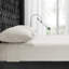 Stone Washed Pure Linen Sheet Set, Fitted Sheet 16" Pocket-979156811-996364181