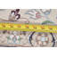 Tapis de zone en laine beige/rouge 6 pi 6 po x 9 pi nain noué la one-of-kind à la main Van Orden