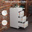 Chariot de salon en bois avec 4 roues-98847670