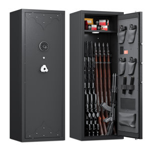 10-14 Gun Safe,Rifle Gun Safe for Shotguns,Gun Safe for Home Rifle and Pistols,Long Gun Cabinet