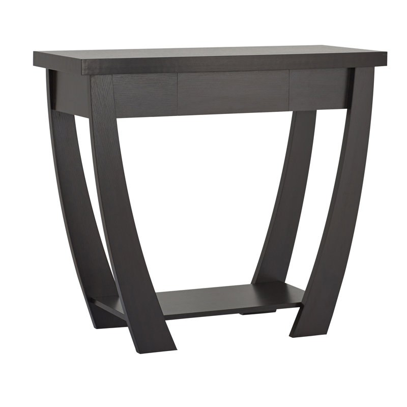 Manorville 91.44 cm W Console Table, Cappuccino
