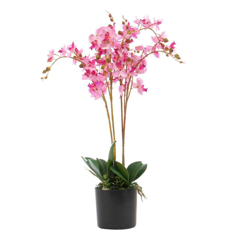60cm Faux Plant in Pot Liner, Pink