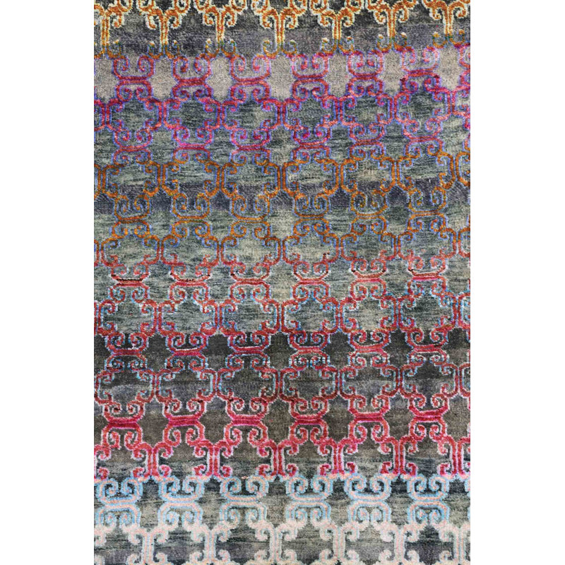 Silk Treasures One-of-a-Kind Rectangle 2'11" X 14'9" Area Rug