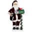 Animated And Musical Santa Claus Figure With Lighted "Merry Christmas" Mailbox - 30"