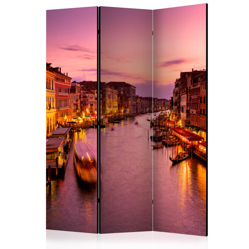 Mntsur 172cm H Solid Wood Folding Room Divider, 3