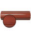 Novecento Bordura 5.1" x 1.6" Glossy Ceramic Mudcap Tile Trim in Red