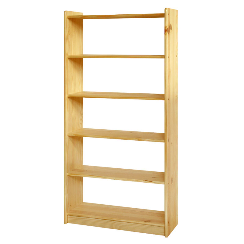 Hallowell 80cm W Solid Wood Standard Bookcase, (4 shelves) 170cm H x 80cm W x 30cm D