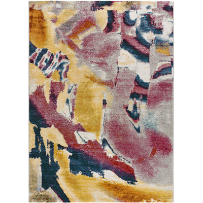 Rectangle Abstract Area Rug