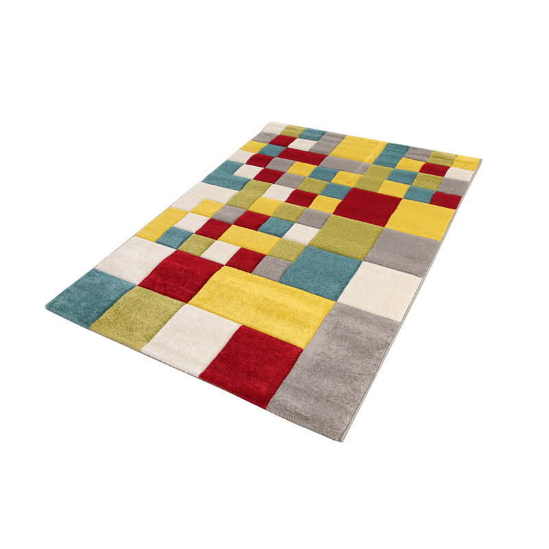 Maguire Geometric 23cm X 160cm Area Rug