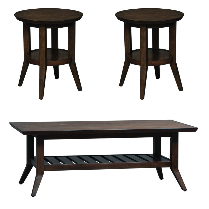 Arees 3 Piece Living Room Table Set
