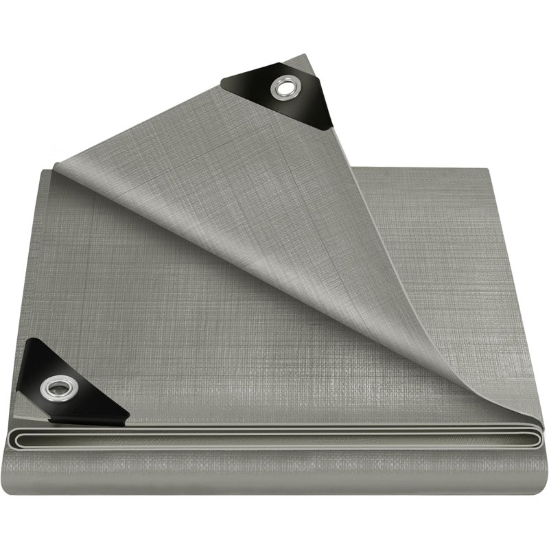 Outdoor Cover, 150cm H x 200cm W, Grey/Black