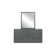 Miroir de commode gris Nantucket