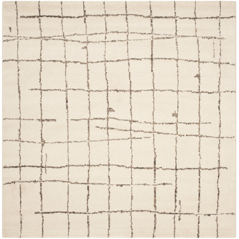 Akhalak Performance Geometric Rug, Square 6'