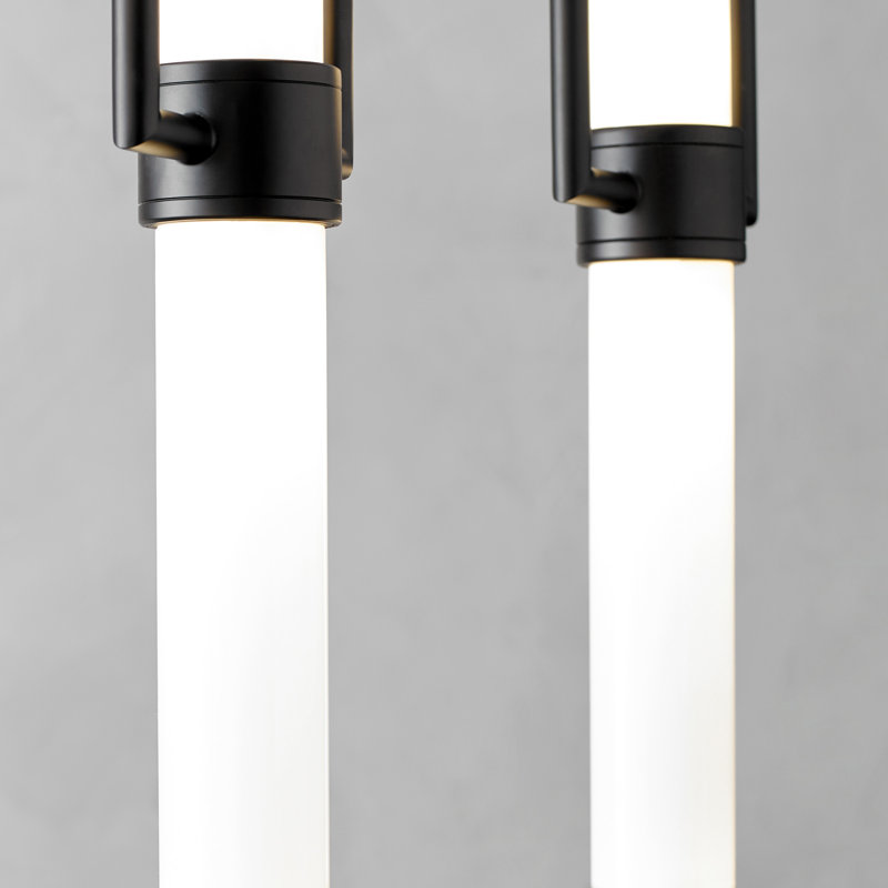 Calumn 1 - Light LED Pendant, Nightshade Black