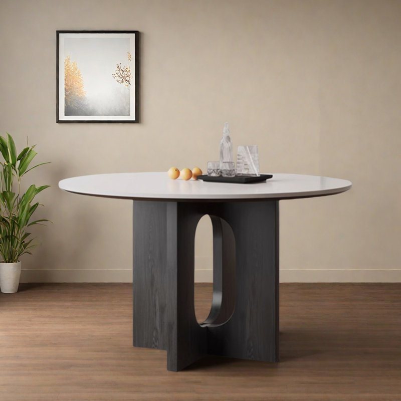 Table ronde Modern Modern White