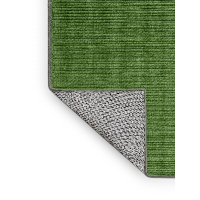 Tapis vert uni lavable à la machine, Rond 3 pi