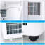 Modes de refroidissement, déshumidificateur et ventilateur d'air climatiseur portatif 10 000 BTU Costway