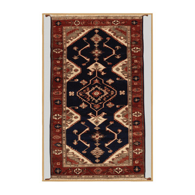 Machine Washable Persian Brown Area Rug