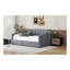 Lit de jour rembourré avec rangement inférieur, taille double, beige-949421830-949421831