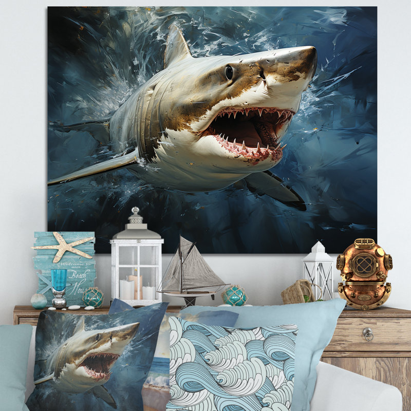 Sark Mako Momentum sur impression sur toile, Toile tendue, H 12 po x l 20 po x P 1 po