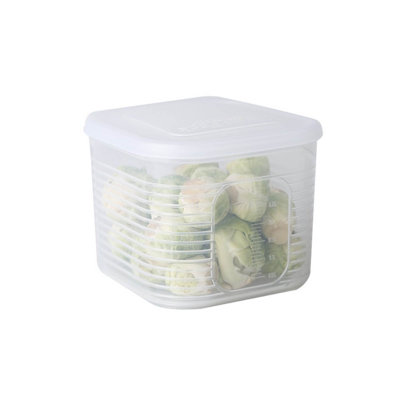a Crisper Fresh Box  Refrigerator Storage Compartment  Sealed Box  Refrigerator  Fruit And Vegetable Storage Box  Kitchen With Lid  Refrigerator  Fresh Box