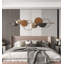 Décoration murale en fer tridimensionnelle de luxe moderne-853076540