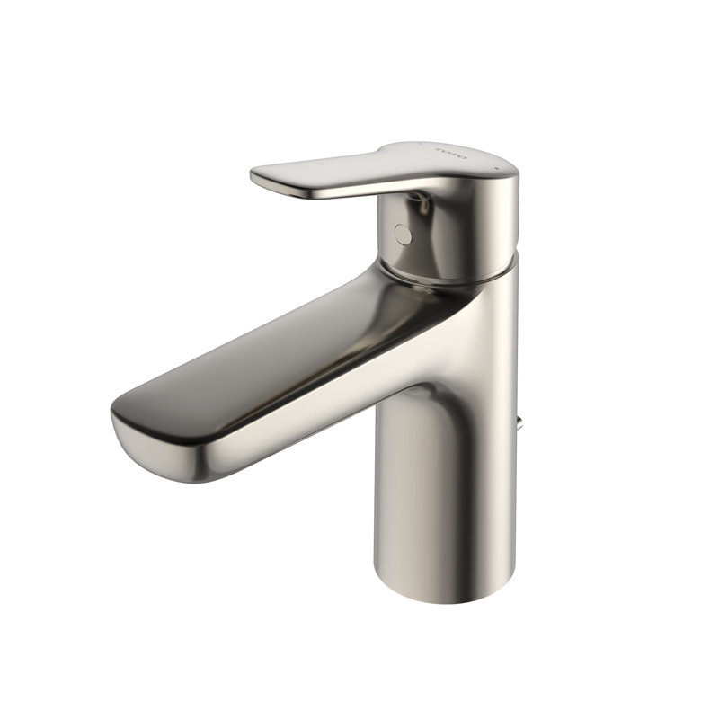 TOTO® GS Series 1.2 GPM Single Handle Bathroom Sink Faucet with COMFORT GLIDE Technology and Drain Assembly, Polished Nickel