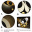 Golden Circular Universe II - reproduction sur toile-1264931502-1264931498