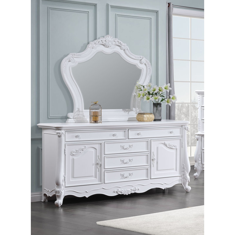 Mirror, White Finish