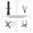 Stand-alone Wooden Coat Rack With 8 Hooks