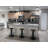 Set Of 3 Antique Industrial Round Bottom Adjustable Height Cafe Coffee Retro Vintage Stylish Water Pipe Design Pub Kitchen Bar Stool-591185098