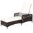 Heidrick Outdoor Wicker Chaise Lounge , Cushion Included