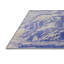 Tapis bleu en polyester tissé à la machine bleu de cobalt-88636458