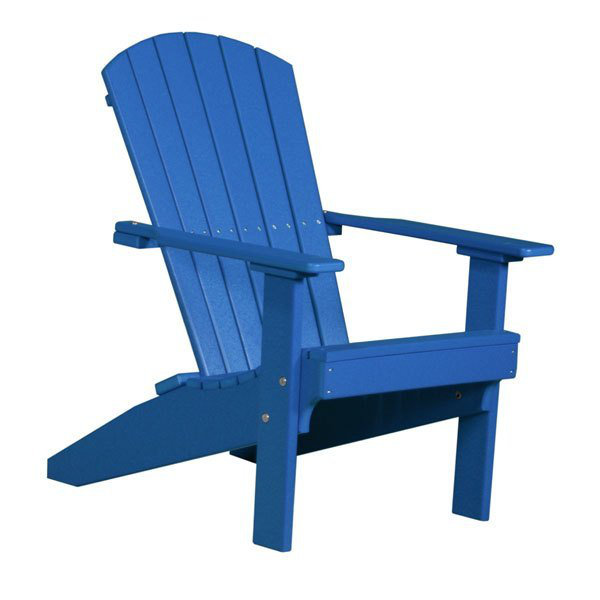 Chaise adirondack en plastique lakeside Kattamuri, Bleu