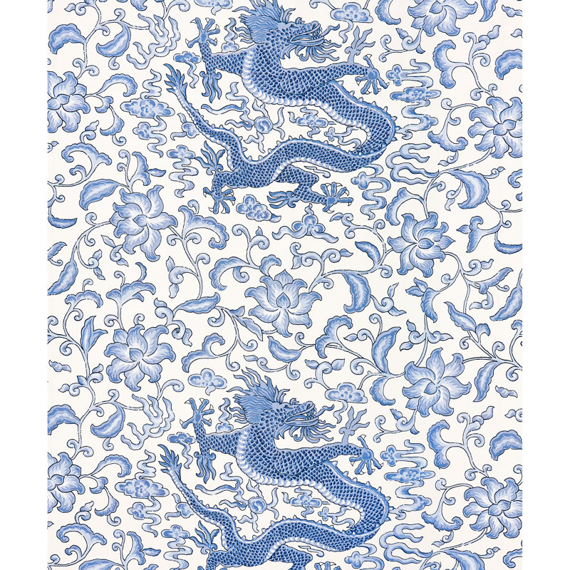 Tissu en lin Oriana Chi'en, Bleu Hyacinthe