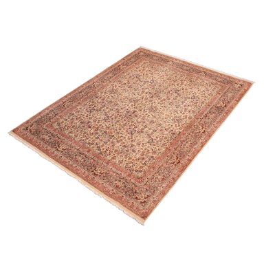 Parmaveer Oriental Handmade Hand-Knotted Rectangle 7'10'' x 9'11'' Wool Area Rug in Natural -  Isabelline, 1885CF4A0DA34B2A854A0ABE2E0E3A59