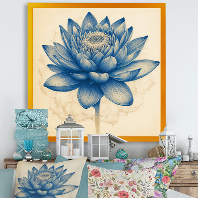 Vintage Blue Lotus I " Vintage Lotus I "