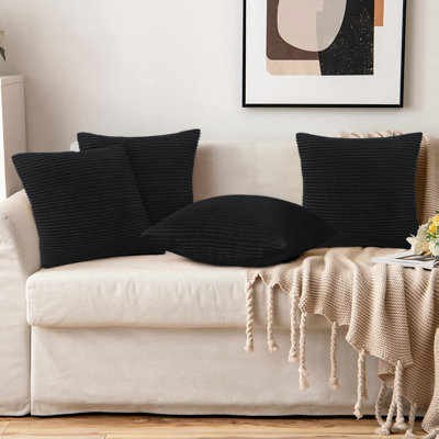 Striped Square Euro Pillow Cover