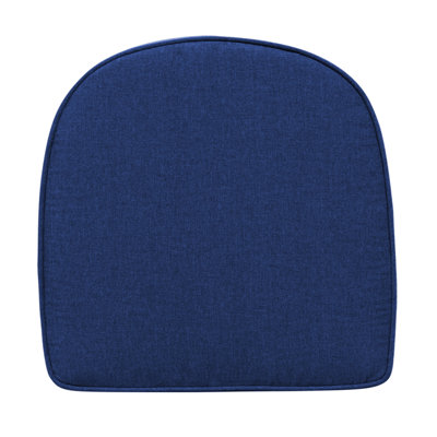 Coussin simple en oléfine - bleu minuit