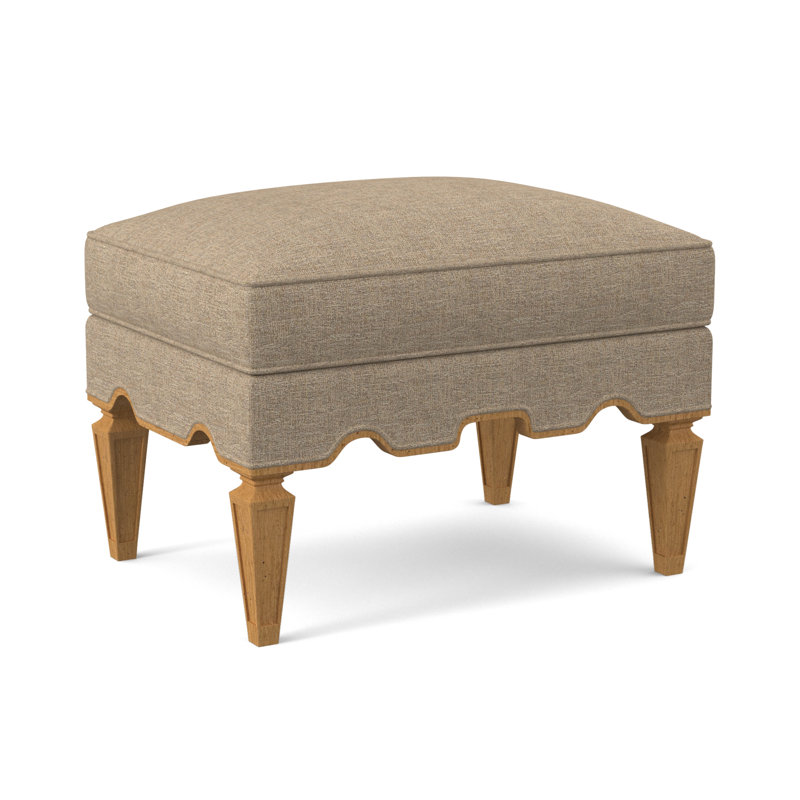 Repose-pieds Palm Beach, Ambre, 100% polyester Elise lin