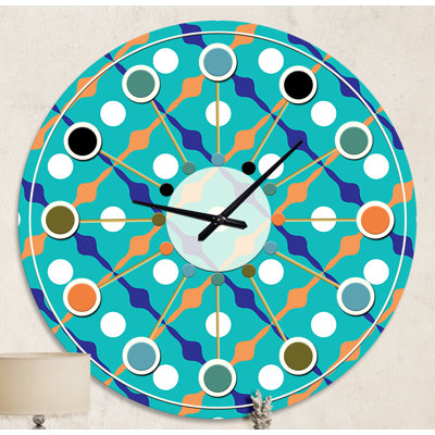 Horloge murale rétro Mid-Century