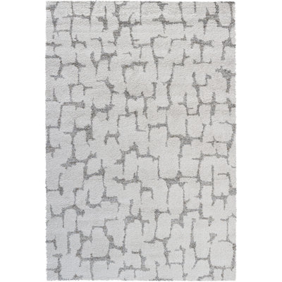 Granada Pyper Beige, Brown, Charcoal, Gray, Ivory And White Polypropylene Area Rug