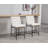 Roseau Upholstered 25'' Counter Stool with Metal Frame Chic Arm-less Counter Height Bar Stool for Coffee Bar/Kitchen Island-1641560744