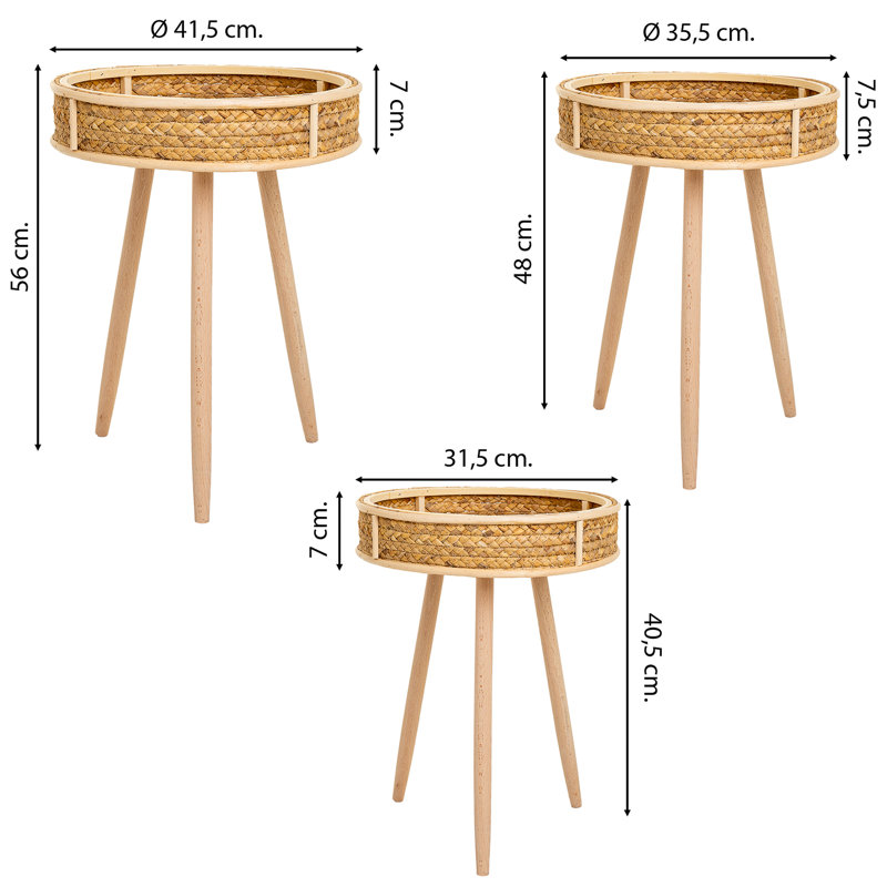 Alarah Tray Top Nesting Tables