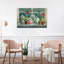 Purple Poppies Windowsill Crop by Poppies Windowsill Crop - Wrapped Canvas Painting-1624867017