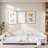Upholstered Daybed With Cloud-shaped Backrest-223746828