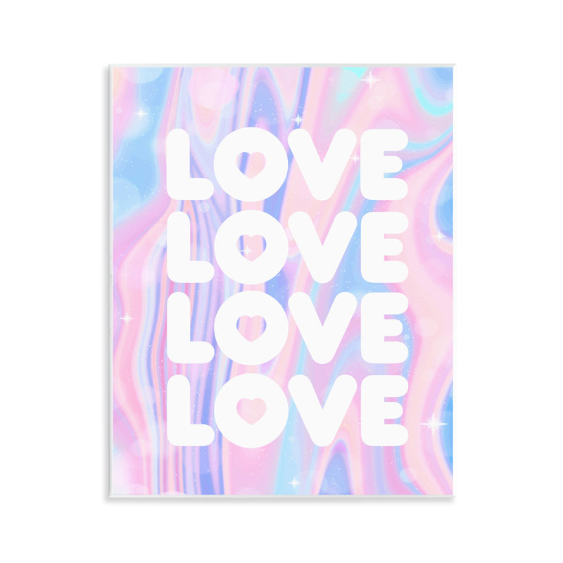 «Love with Wavy Pastels» par Daphne Polselli